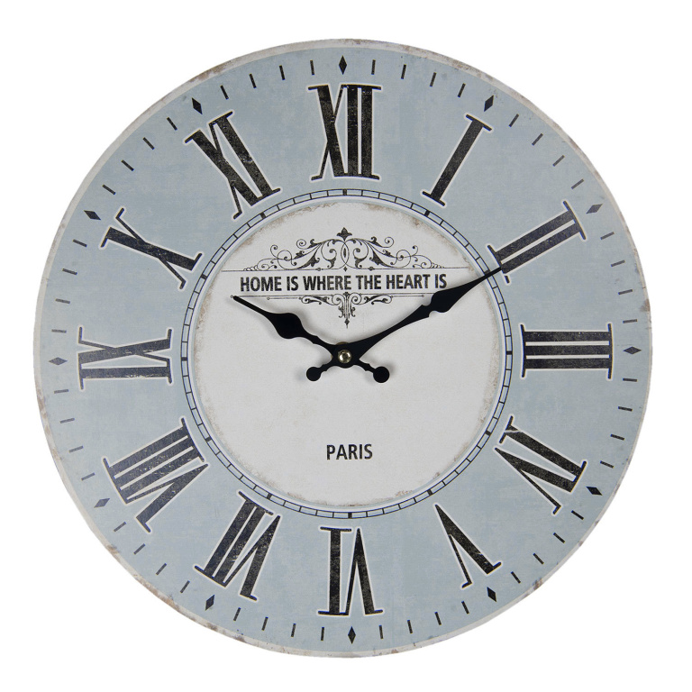 Zegar Paris Retro Blue Clayre & Eef