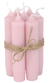 Zestaw 6 Świeczek Różowych IB Laursen