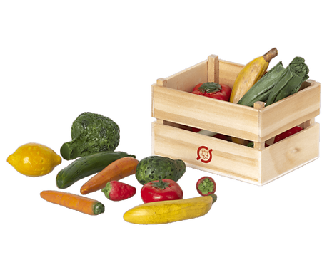 Skrzynka Z Owocami I Warzywami Miniature Maileg (1)