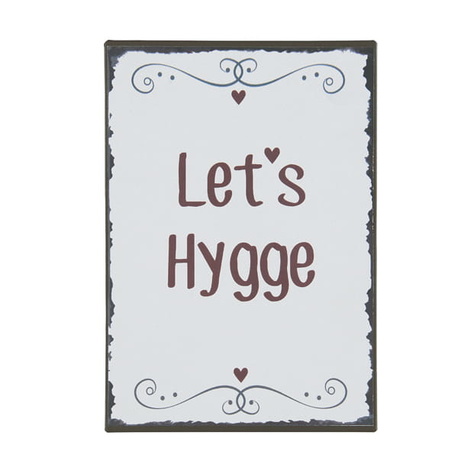 Metalowa Tabliczka Do Zawieszenia  LET'S HYGGE IB Laursen (1)