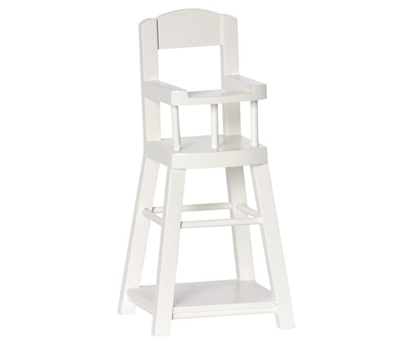 Krzesełko Wysokie Białe Micro NEW Maileg (1)
