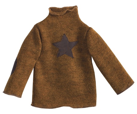 Sweter Brązowy z Gwiazdą Sweater Brown w. Star (1)