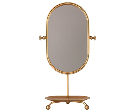 Lusterko - Table Mirror - Gold Maileg (1)