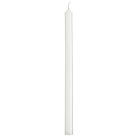 Świeczka Biała Stożkowa Wysoka 20 Cm IB Laursen