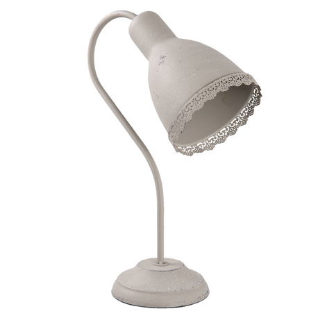 Metalowa Lampa Stołowa Biurkowa  Romantic Clayre & Eef (1)