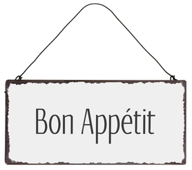 Metalowa Tabliczka Bon Appétit IB Laursen